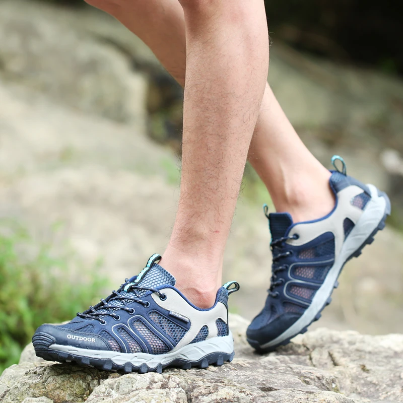 STRONGSHEN Men Aqua Shoes Barefoot Women Beach Shoes Quick Dry Wading Sneakers Outdoor Breathable Moutain Trekking Shoes Unisex