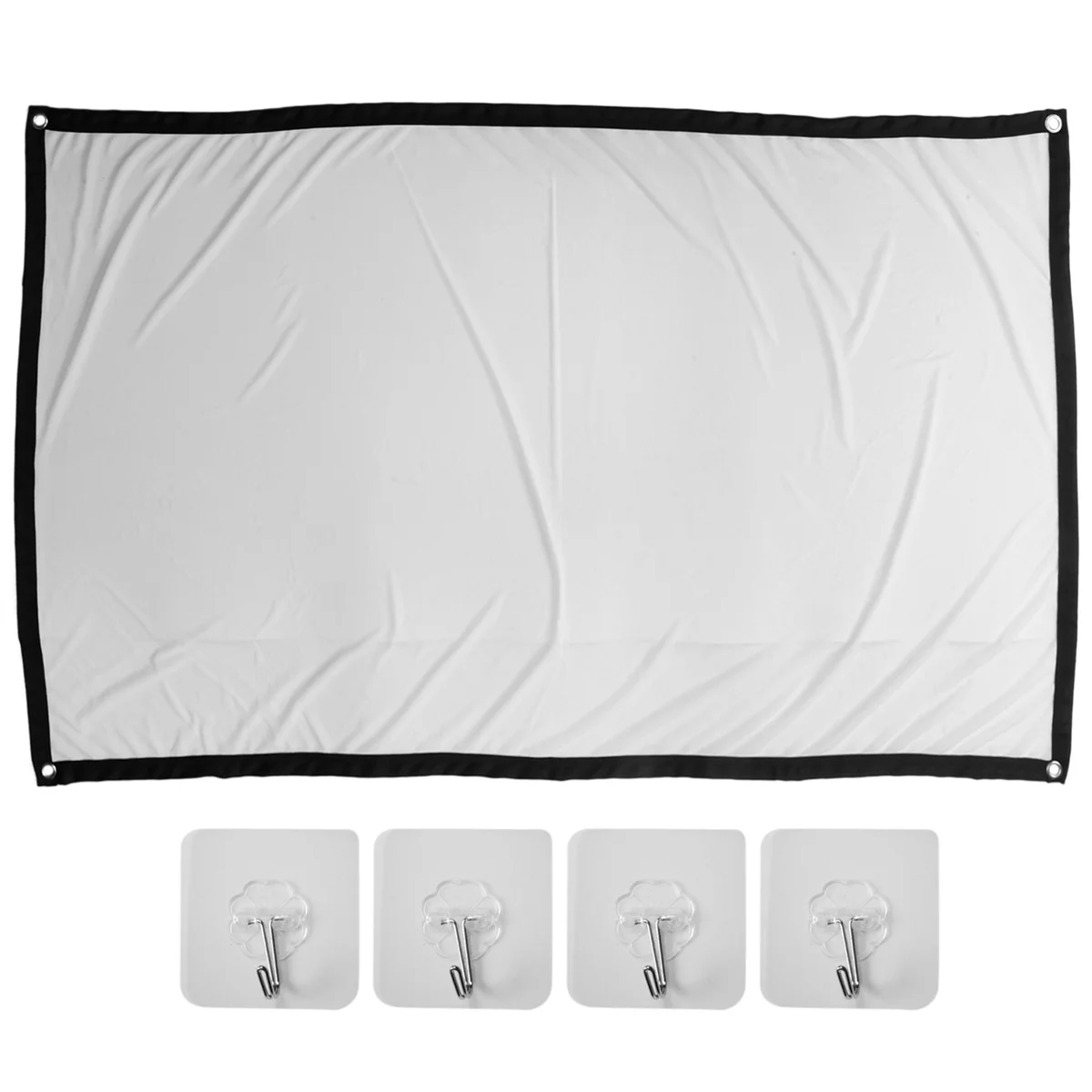 Портативный экран проектора для домашнего кинотеатра на открытом воздухе HD