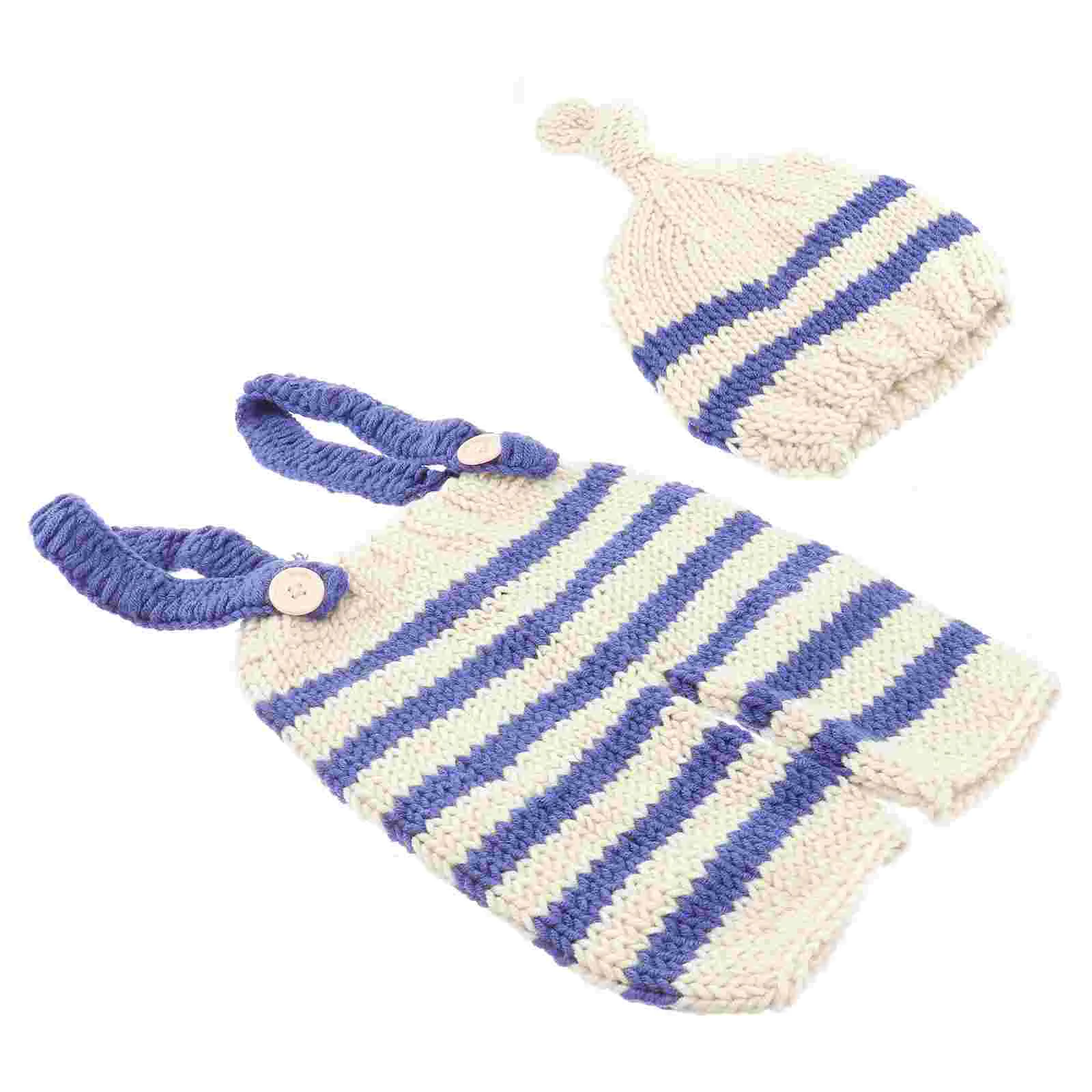 

1 Set Crochet Photography Outfits Photo Costume Photography Clothes Suit Photoshoot Props for Gift Presents