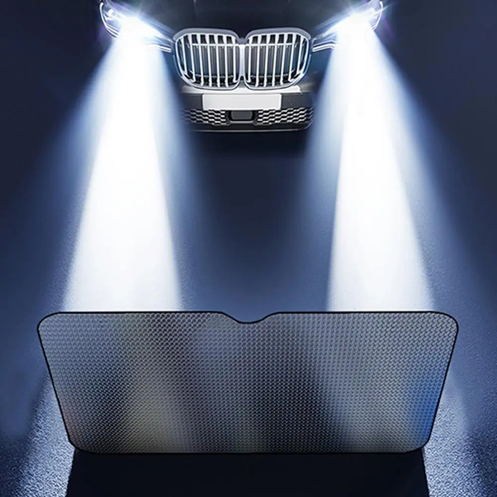 Утолщенный двухсторонний серебристый солнцезащитный козырек для защиты и