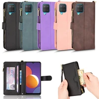 case for samsung galaxy s22 ultra s21 s20fe a03s a22 a52 a12 a32 note 20 xcover 5 flip leather wallet card holder stand cover