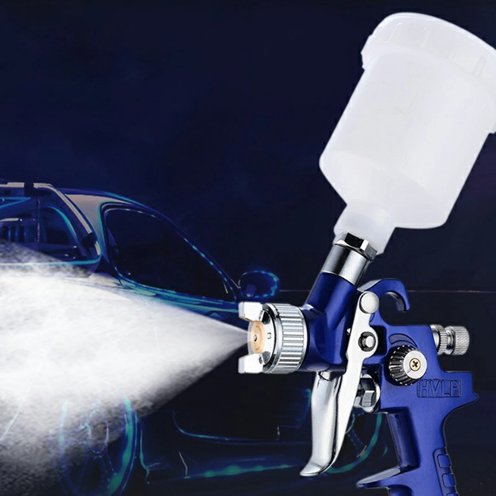 

Home Mini Repair Spray Paint Gun 1.0mm Airbrush Airless Spray Gun For Painting Car Pneumatic Tool Air Brush Sprayer H2000