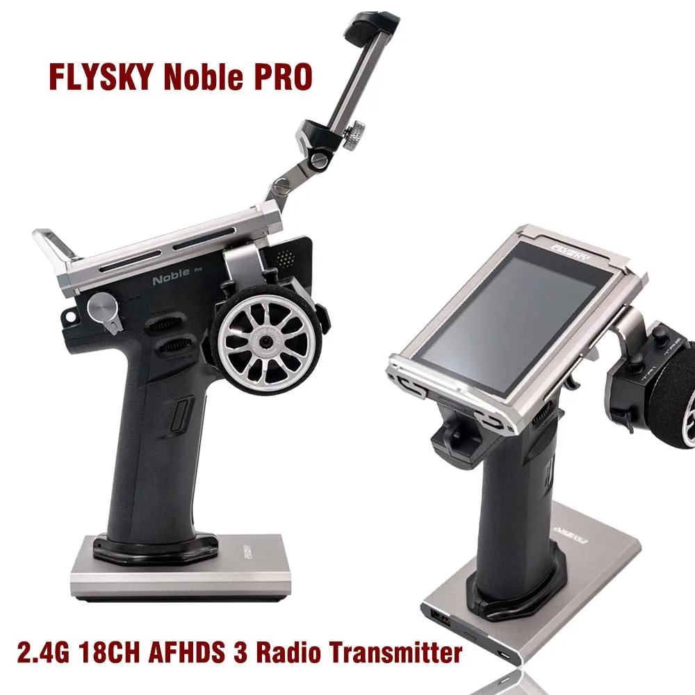 

FLYSKY NB4 PRO Noble Radio Transmitter 2.4G 18CH AFHDS 3 Radio Channels 4, 6, 8 with FGR4B FGr8B Receiver for RC Car Boat