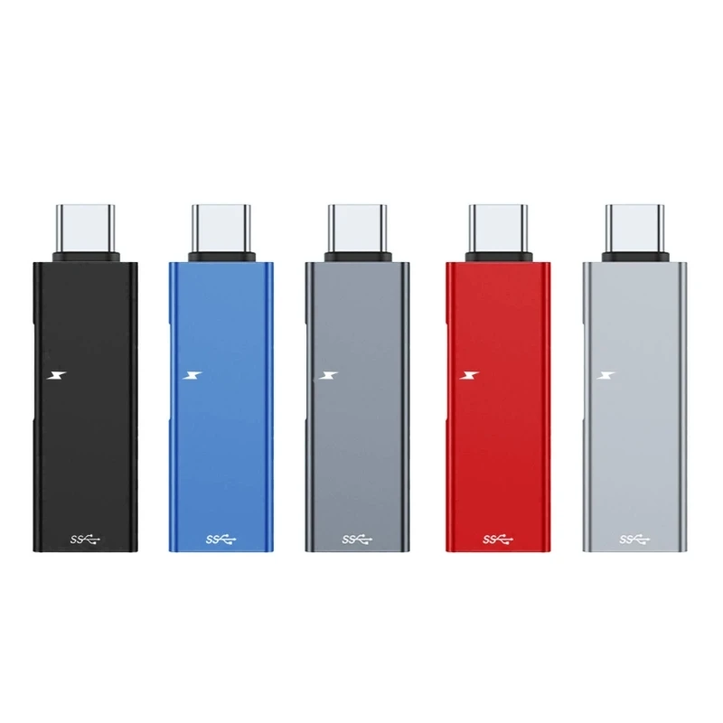 

Sleek Type C to USB Female + Type C Female Converter for Phones, Tablets, Laptops