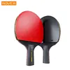 6 Star Table Tennis Racket 2PCS Professional Ping Pong Racket Set Pimples-in Rubber Hight Quality Blade Bat Paddle with Bag 2