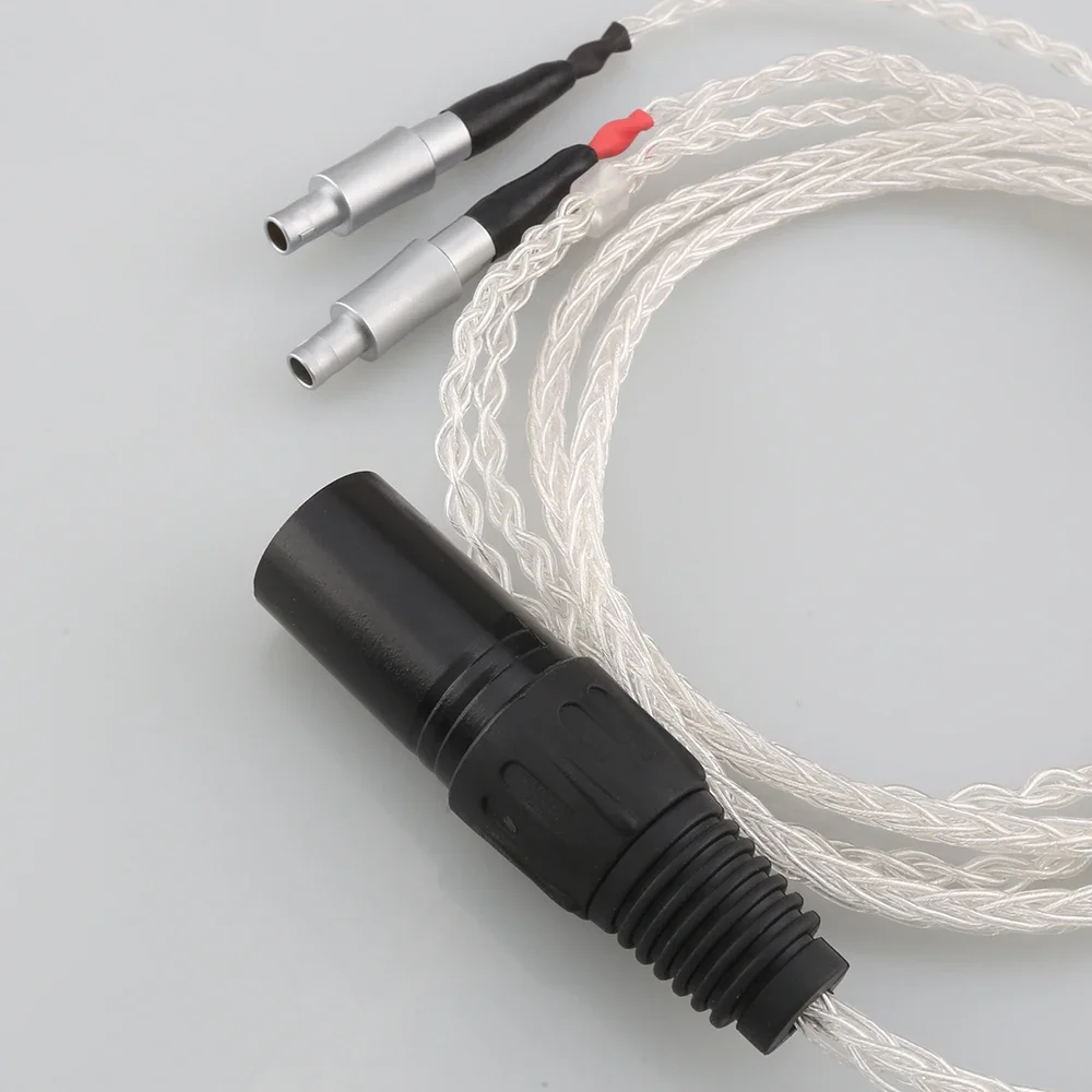Новый HIFI 4-контактный XLR сбалансированный штекер 8-жильный 7N OCC
