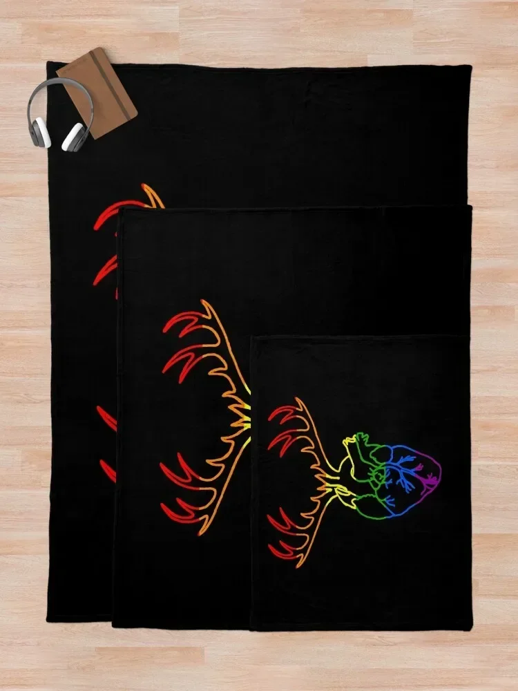 Радужное антамическое черное одеяло с сердцем в клетку красивые пляжные одеяла