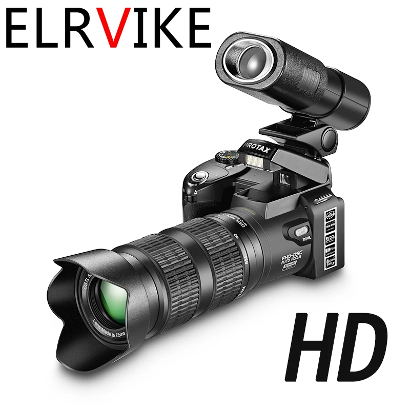 Цифровая камера ELRVIKE HD POLO D7200 PROTAX 33 млн пикселей автофокус Профессиональная
