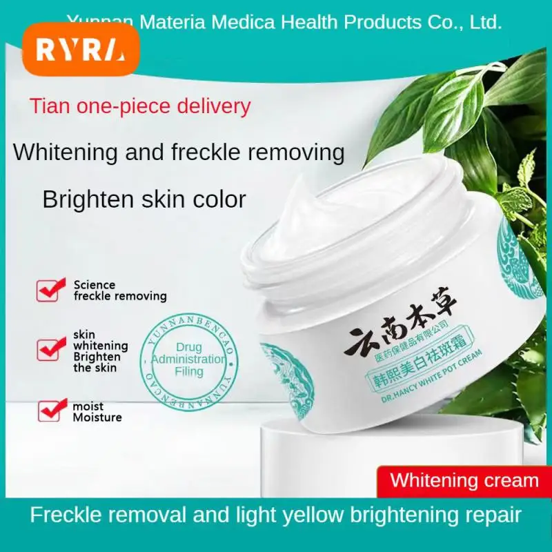 

20g Yunnan Herb Powerful Whitening Freckle Cream Remove Acne Spots Melanin Dark Spots Face Moisturizing Face Skin Care Beauty