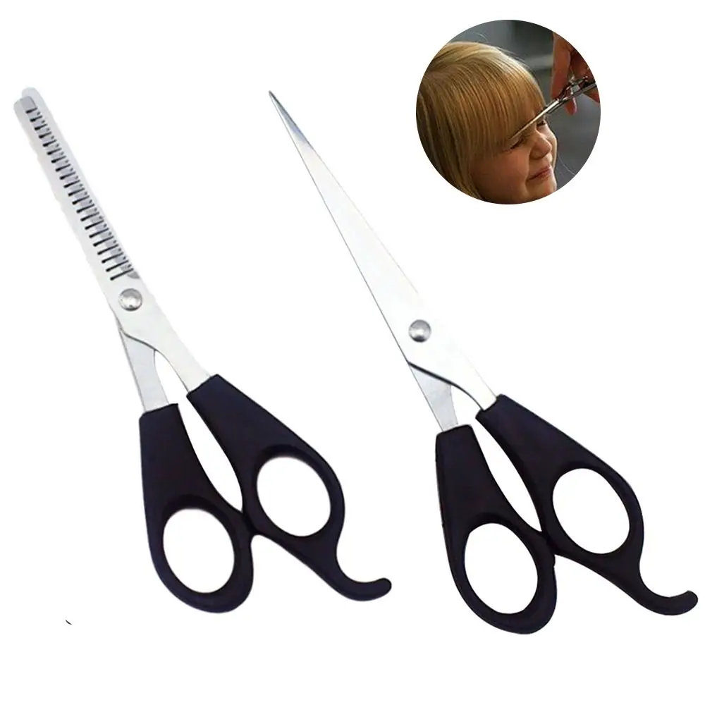 

Steel Salon Trim Bangs Thinning Flat Shears Teeth Shears Hair Scissors Hairdressing Set Hair Cutting Styling Tool