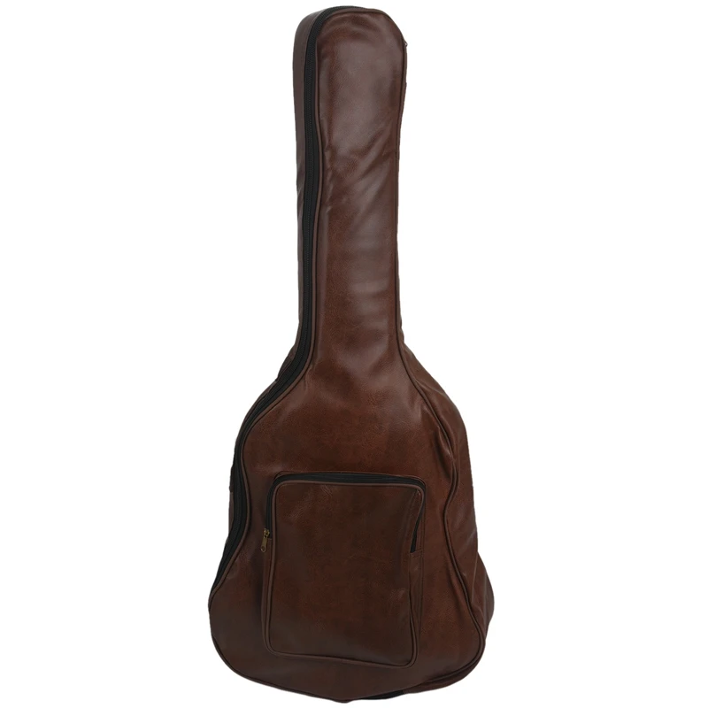 

40 Inch 41 Inch Waterproof PU Guitar Backpack Thickened Padded Guitar Carrying Case Gig Bag For 40 / 41 Inch