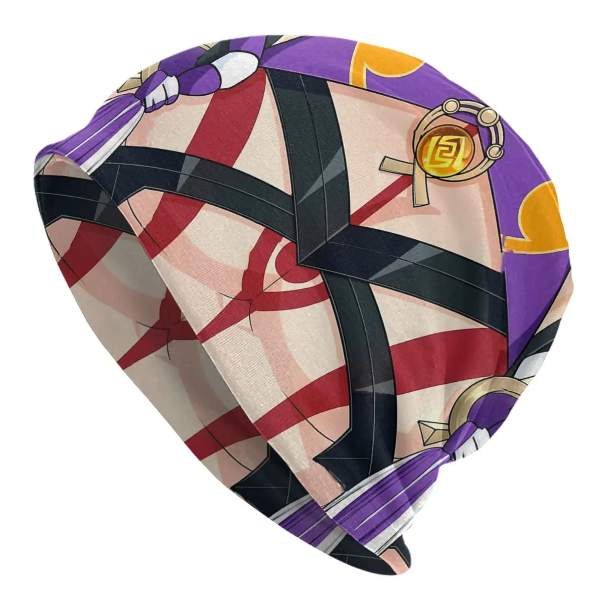 

Arataki Itto Genshin Impact Anime Caps Hip Hop Adult Outdoor Skullies Beanies Hat Spring Warm Multifunction Bonnet Knit Hat