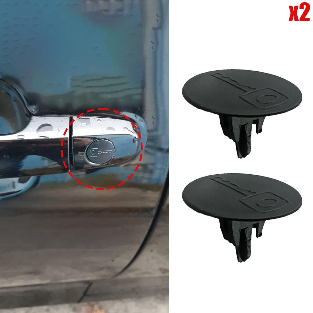 

2 шт. для KIA Rio X-Line 2017 2018 2019 2020 2021 2022 НОВЫЙ автоматический дверной замок, отверстие для ключа, крышка, зажимы, черный