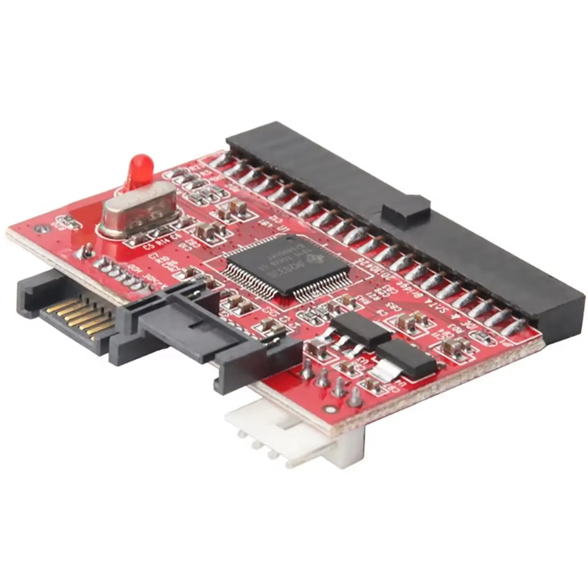 Фото Адаптер-конвертер A10I 2-в-1 IDE-SATA / SATA-IDE 3,5 дюйма, 40-контактный, для DVD, CD, HDD, двунаправленная передача данных, кабель SATA для ПК №5
