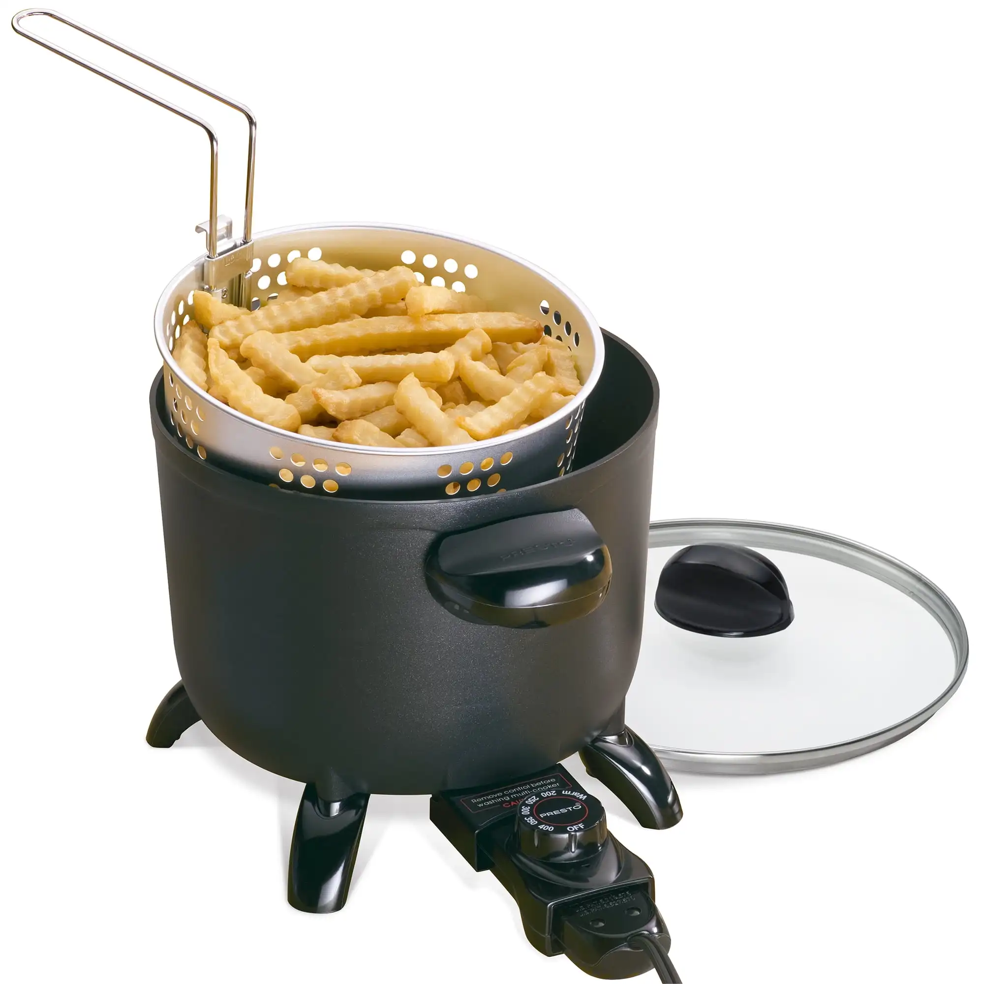 

Presto® 1.75 Quart Kitchen Kettle™ Multi-Cooker, Steamer and Deep Fryer 06006