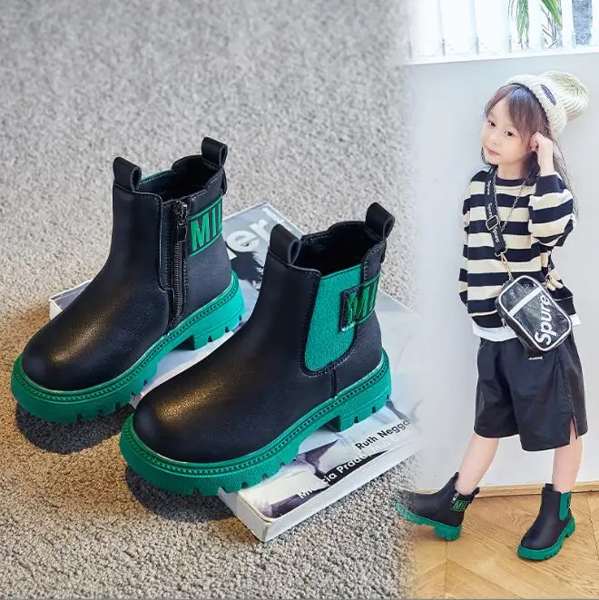 

Детские ботинки, Осень-зима 2022, новые детские армейские ботинки, Детские корейские короткие ботинки, британские БОТИНКИ для детей, зимние ботинки для девочек