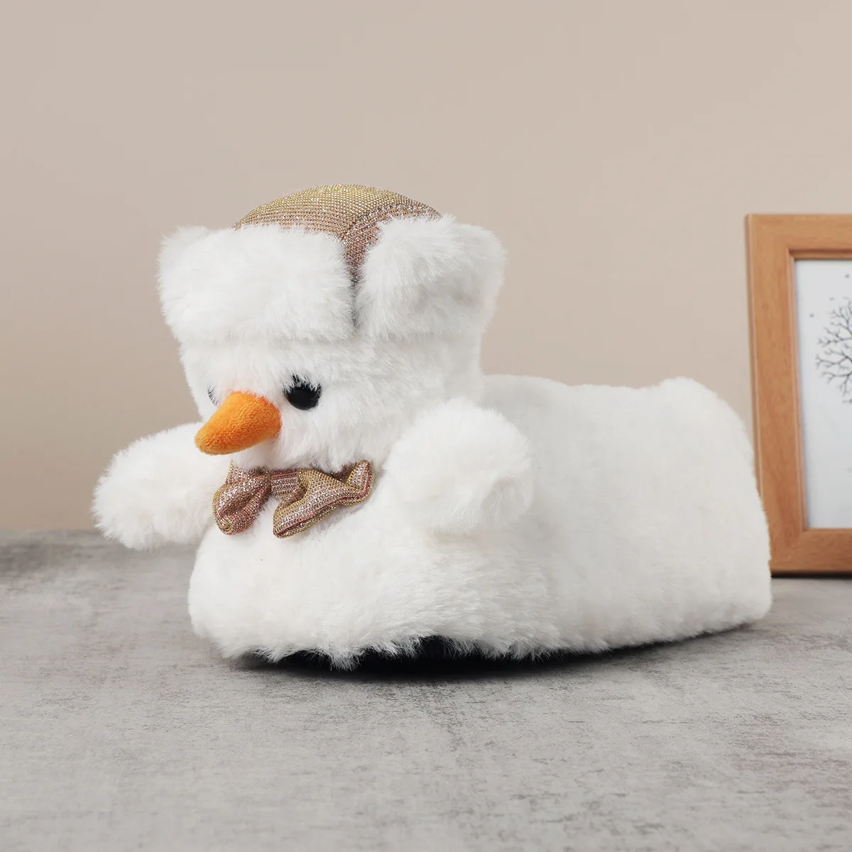 Домашние тапочки Пингвин теплые зимние домашние на толстой мягкой подошве