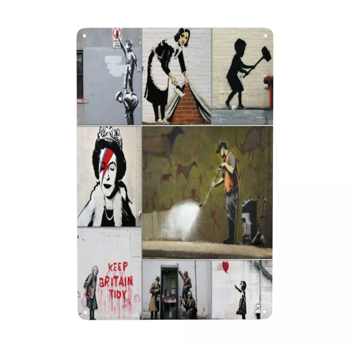 

Граффити бляшки граффити металлический жестяной знак прямоугольник на заказ уличный Поп-Арт Декор стен для бара кафе ресторана искусство