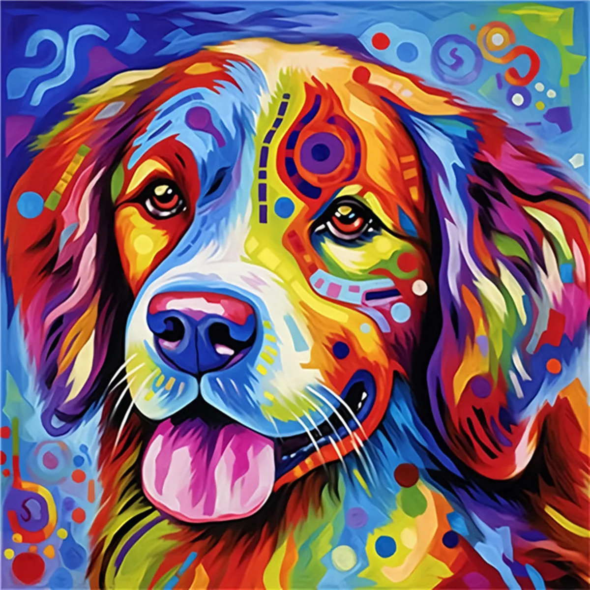 

Puzzles for Adults Pieces Jigsaw Puzzles Colorful Dog Formation Wooden DIY Families Toys Gift for Home