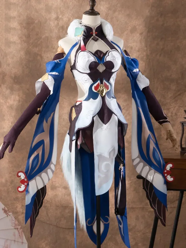 Игра Honkai: Star Rail Yukong Косплей Костюм Cheongsam Платье Аниме Одежда Хэллоуин Униформа