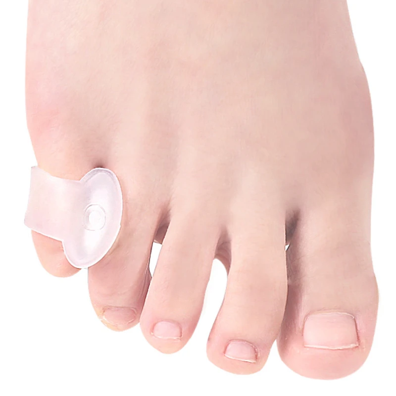 

3Pairs Toe Splitter Separators Finger Gel Foot Care Protector Silicone Orthopedic Hallux Valgus Bunion Corrector Pain Relief