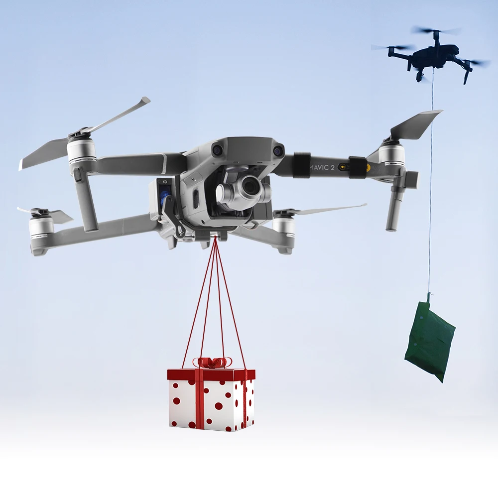 

Airdrop система для DJI Mavic 3/2 Pro Zoom AIR 2 Mini 2/Mini 3 Drone рыболовная приманка обручальное кольцо подарок спасательный блесна
