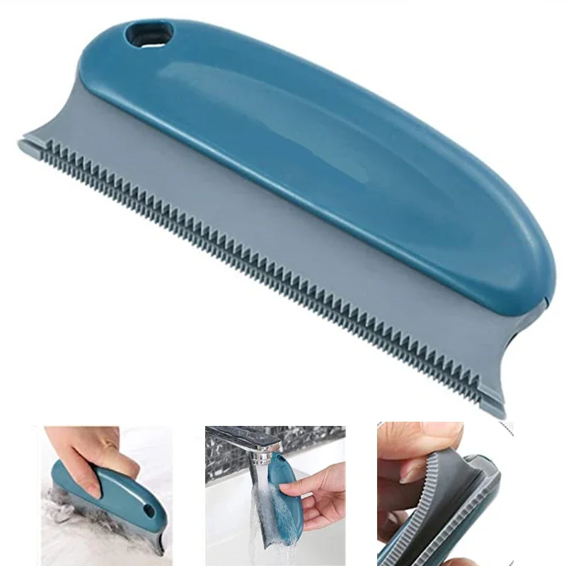 

Portable Pet Hair Remover Brush Dog Cleaning Brush Washable Pet Hair Detailer For Cars Furniture Carpets Clothes Pet Beds Chairs