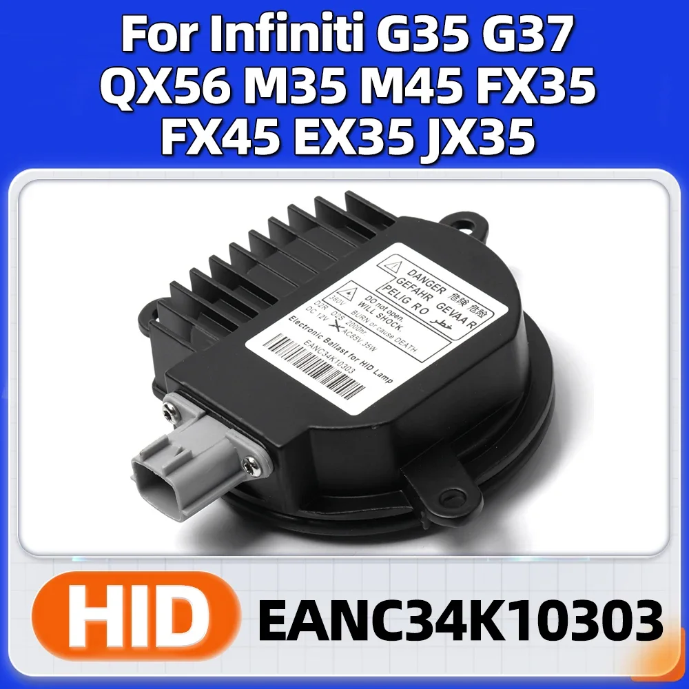 Ксеноновый балласт HID EANC34K10303 EANA090A0350 EANA2X 512637 Для Infiniti G35 G37 M35 M45 FX35 FX45 EX35 JX35 QX56 2004-2009