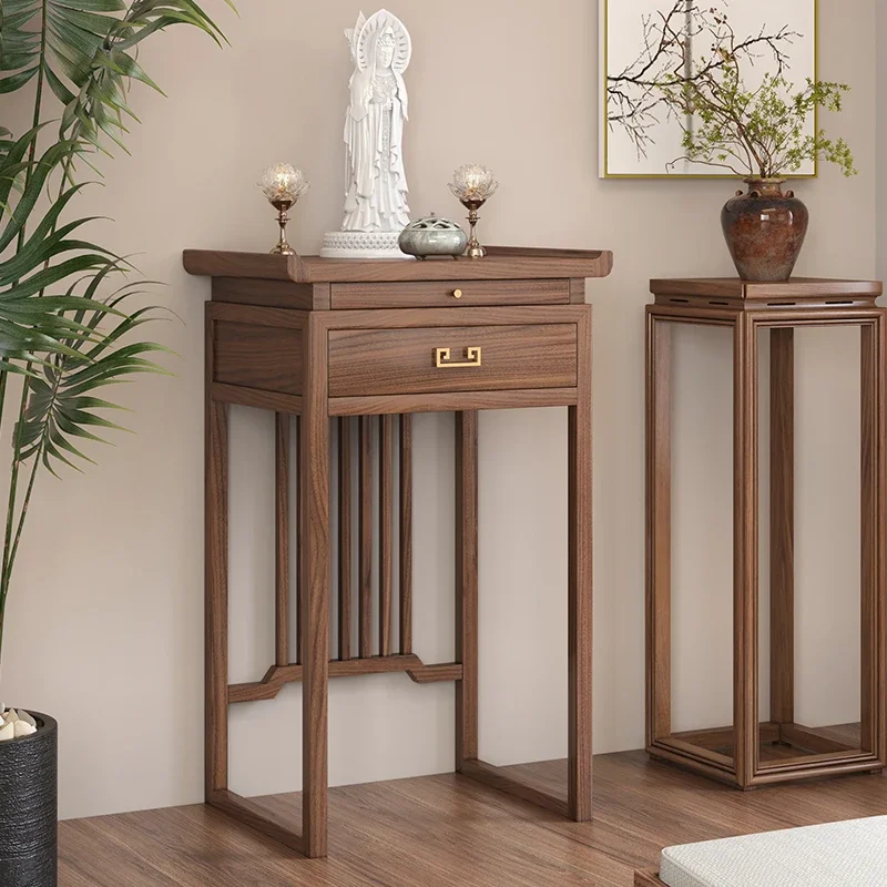 Новый китайский стол из черного ореха футляр для благовоний бытовой цельного