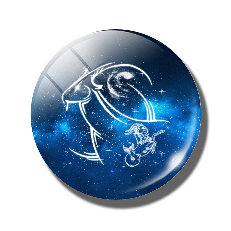 

Магниты для холодильника EQJJYPOC 12 созвездий стеклянные 30 мм