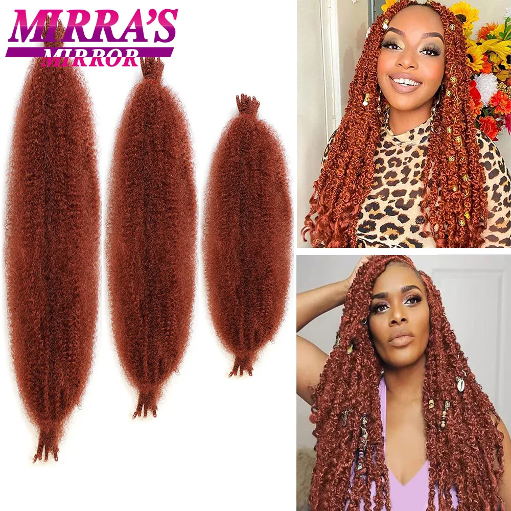 Синтетические афро-плетеные волосы от Mirra's Mirror низкотемпературное волокно