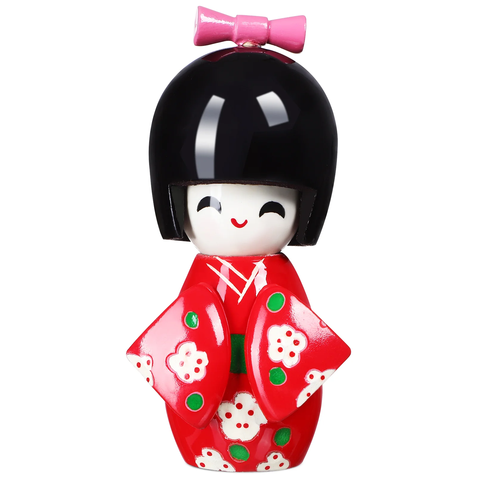 

Home Decor Desktop Kimono Japanese Birch Wood Decoration Cute Dolls Tabletop Ornament