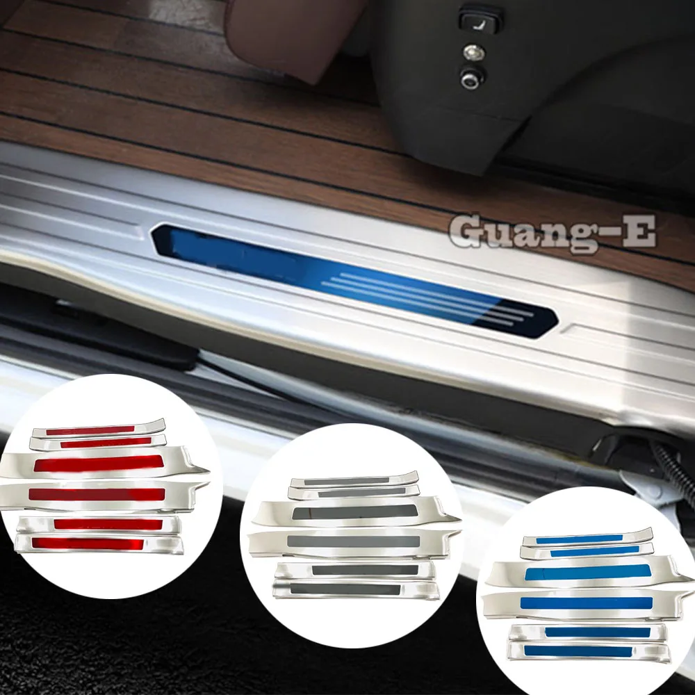 

Накладка на порог автомобиля из нержавеющей стали для Toyota Sienna 2015 2016 2017 2018 2019 2020