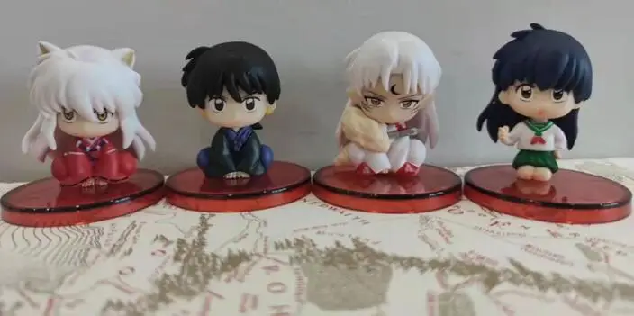 Набор фигурок аниме INUYASHA 5 см 4 шт