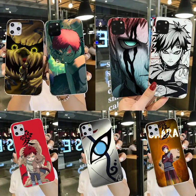 

Naruto Gaara Phone Case For iphone 13 12 11 Pro Max Mini XS Max 8 7 Plus X SE 2020 XR Silicone Soft cover