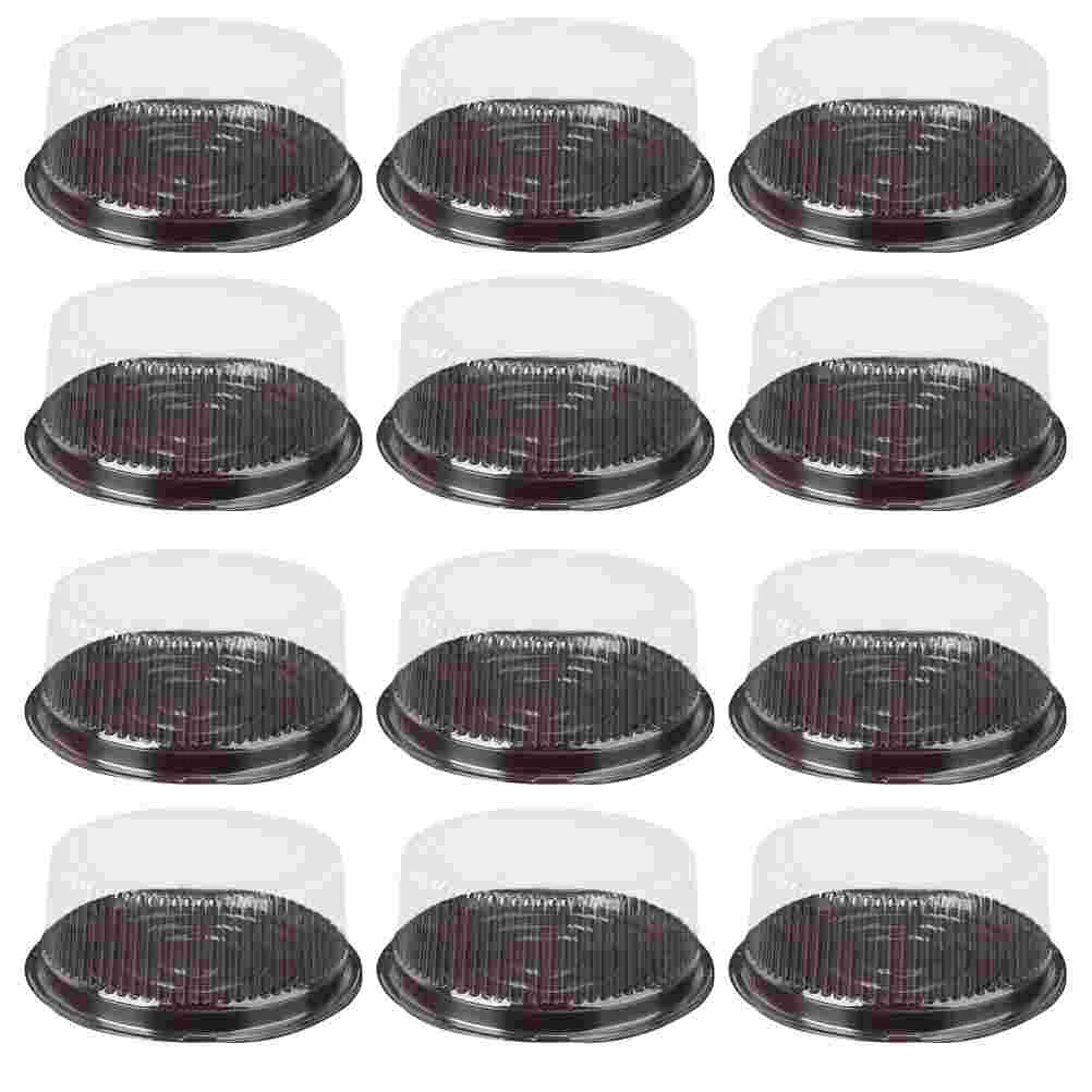 

Box Cake Clear Containers Carriers Dome Transparent Moussepackaging Cupcake Treat Candy Holders Muffins Display Square