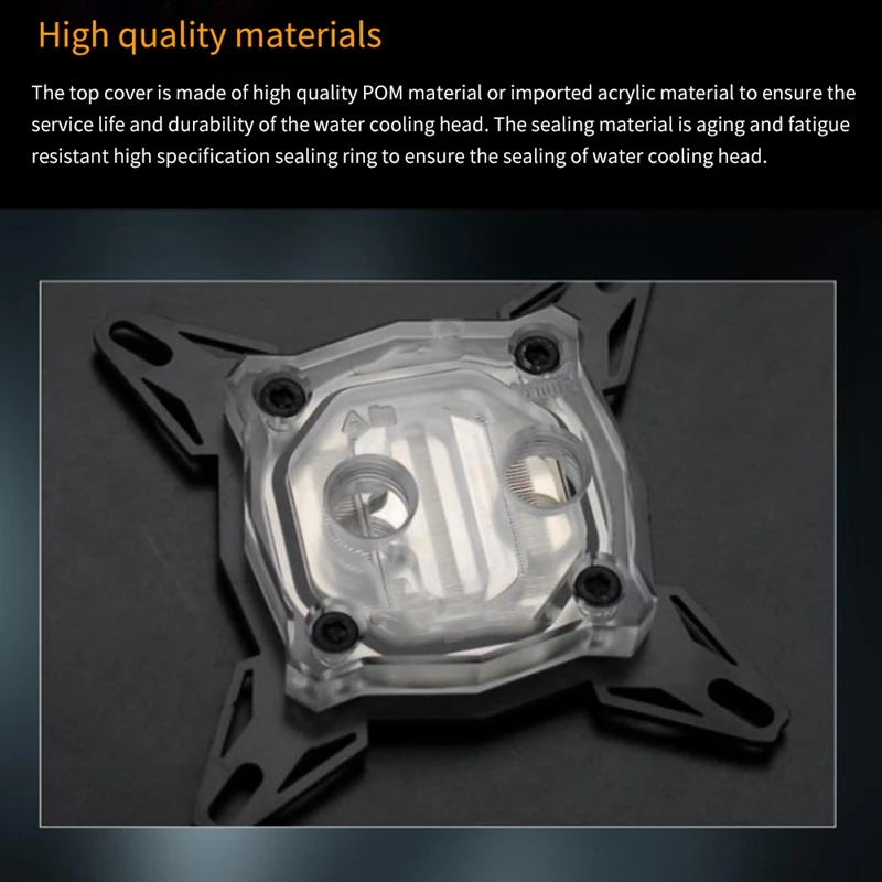 G1/4-дюймовый базовый внутренний канальный блок водяного охлаждения ПК для
