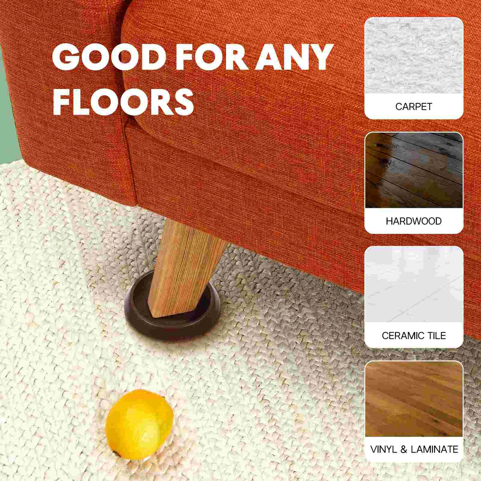 

Limiter Non Skid Furniture Pads Piano Caster Cups Floor Protectors Chairs Coasters Carpet Anti Slide