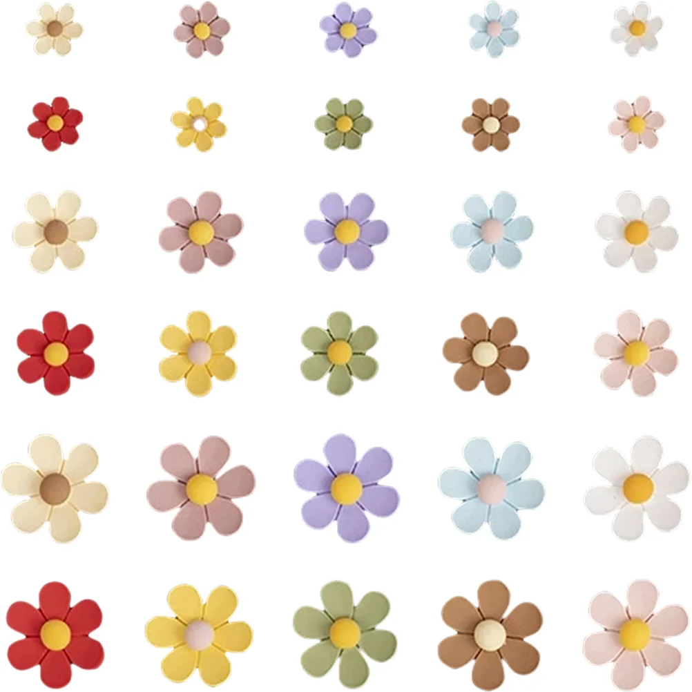 

27 pcs Fridge Magnets Flower Refrigerator Magnets Cute Flower Fridge Magnets for Decor