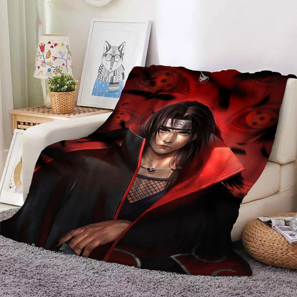 

Indecor Naru Ninja Uzumaki Uchiha 3D Printed Flannel Blanket Sherpa Fleece Throw Warm Gift for Kids Adults Home Office