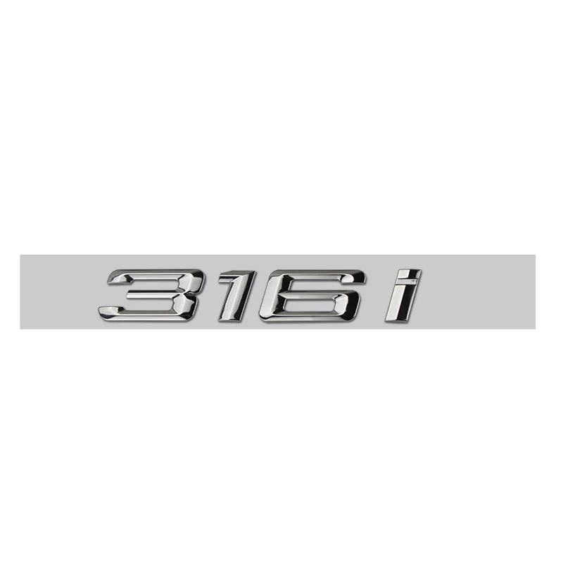 3D ABS значок для заднего багажника автомобиля 316i 318i 320i 325i 328i 330i 335i 330d 320d эмблема