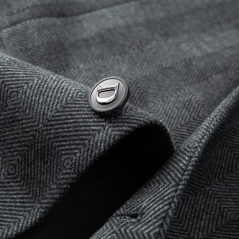 Новое поступление модный Suepr большой осенне-зимний мужской повседневный костюм в