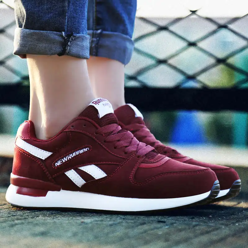 

Оптовая продажа 2021, кроссовки для бега, Женская Вулканизированная спортивная обувь для девочек, эластичные резиновые спортивные женские кр...