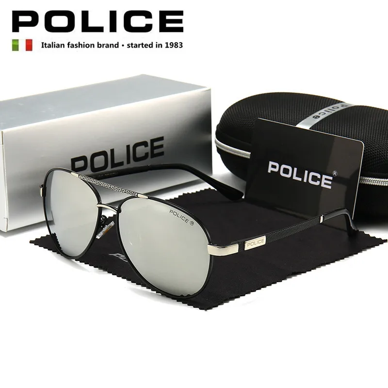 

POLICE High End Brand Fashion Modeling Outdoor Fishing Sunglasses Men 618 Driving Sports Rays SunGlasses Polarized Light UV400