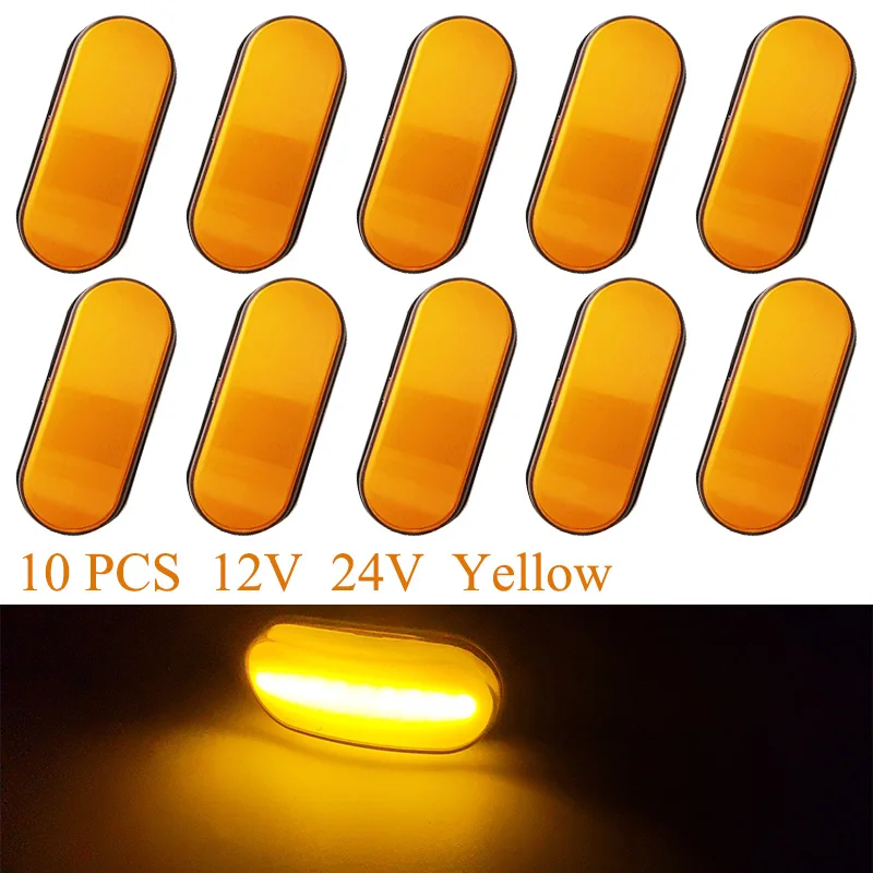 

9 светодиодный 12 В 24 в прицеп автобус грузовик задний сигнал поворота