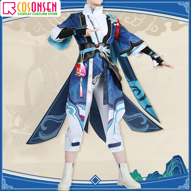 

Game Honkai Star Rail Yanqing Cosplay Costume Handsome Battle Uniform Halloween Party Activity Role Play Clothing
