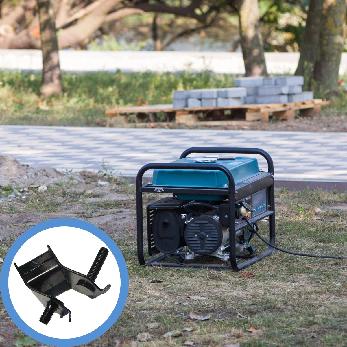

Generator Motor Mount Rubber Vibration Mounts Engine Support Lawn Mower Accessories Absorber Anti Isolator Isolation Powered