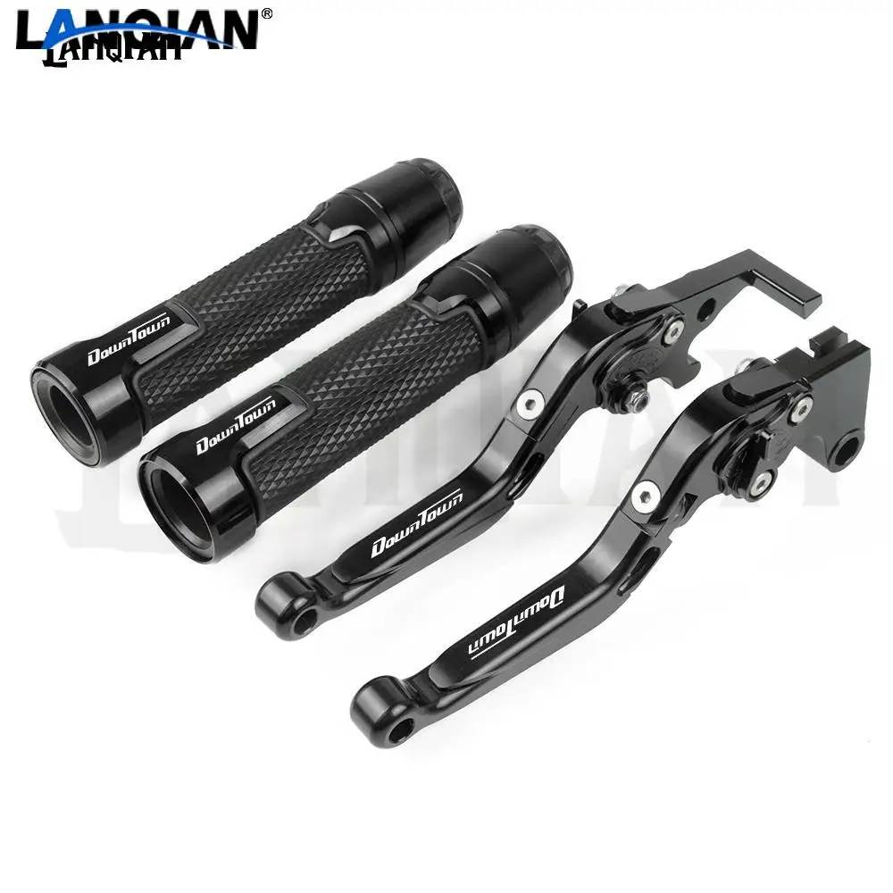 

For KYMCO DOWNTOWN 125/200/300/350 Motorcycle CNC Brake Clutch Lever & 7/8 22MM Handlebar Grips DOWNTOWN 125 200 300 Accessories