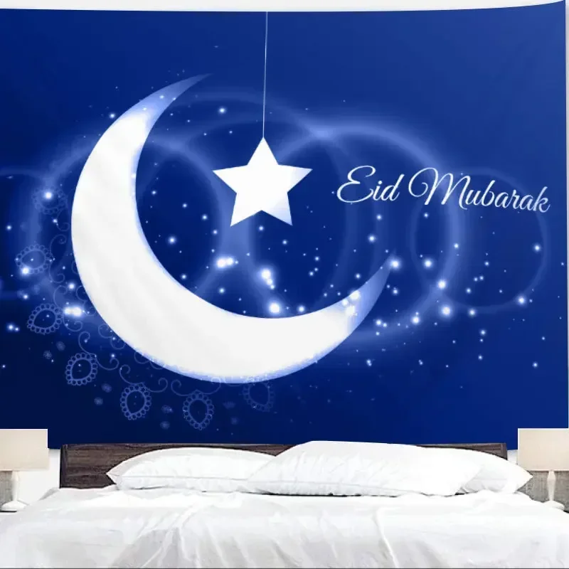 Украшения для Рамадана исламский декор украшение Ид печатный фон настенный