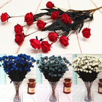 fake flowers for home wedding festival ornamental artificial flower indoor multi color flower bouquet of roses